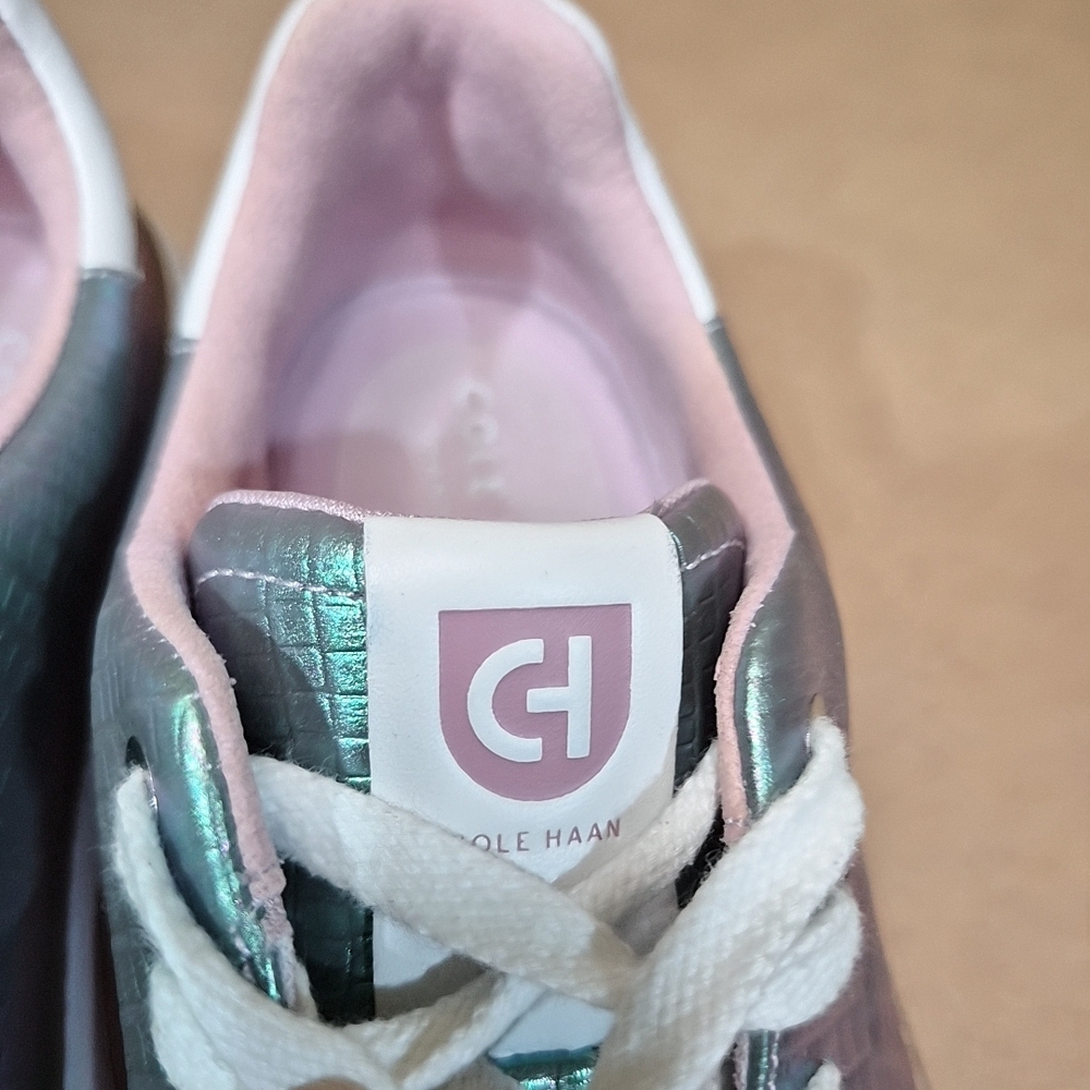 Cole Haan Metallic Green Sneakers - Picture 9 of 11